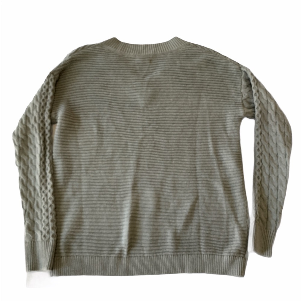 CASLON Cable Knit Texture Knit V-neck Sweater - Picture 3 of 10
